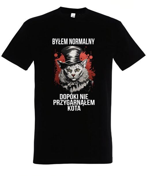 klasyczna koszulka z kotem