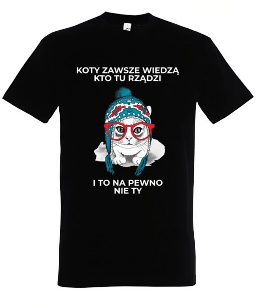 klasyczna koszulka z kotem