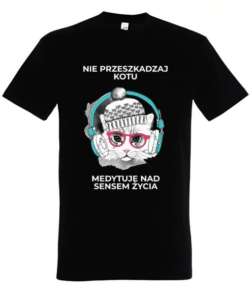 klasyczna koszulka z kotem