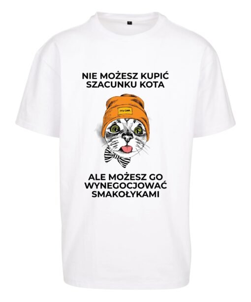 oversize koszulka z kotem