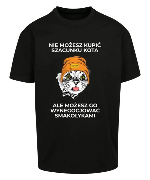 oversize koszulka z kotem