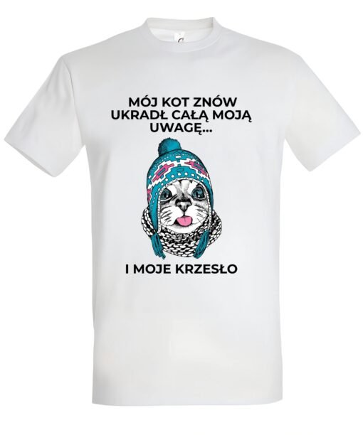 klasyczna koszulka z kotem