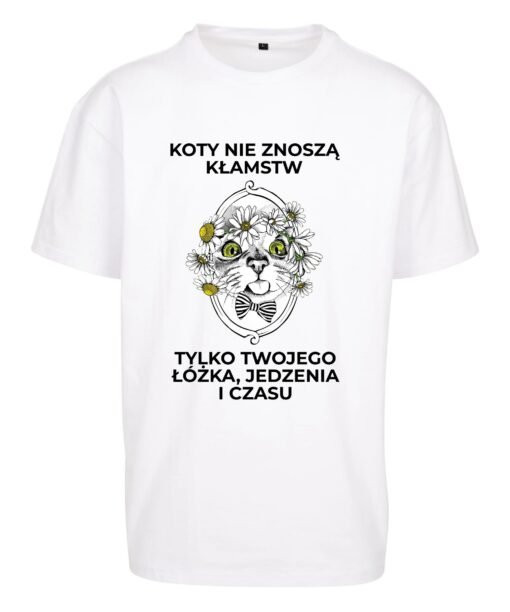 oversize koszulka z kotem
