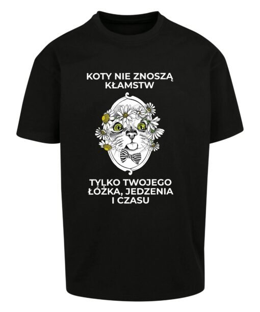 oversize koszulka z kotem