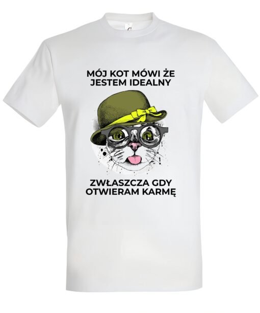 klasyczna koszulka z kotem