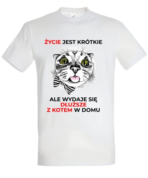 klasyczna koszulka z kotem