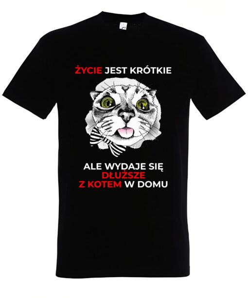 klasyczna koszulka z kotem