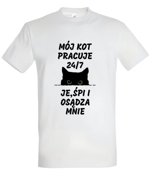 klasyczna koszulka z kotem