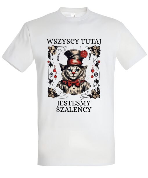 klasyczna koszulka z kotem
