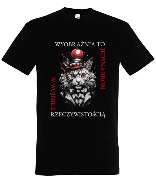 klasyczna koszulka z kotem