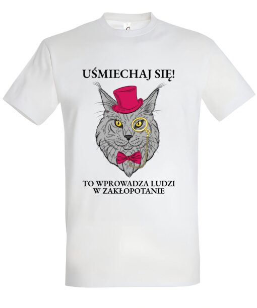 klasyczna koszulka z kotem