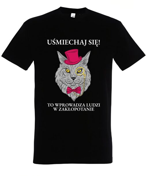 klasyczna koszulka z kotem