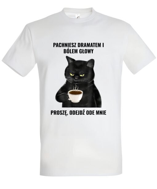 klasyczna koszulka z kotem