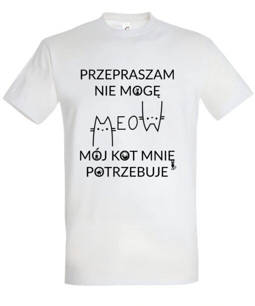 klasyczna koszulka z kotem