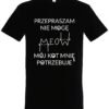 klasyczna koszulka z kotem