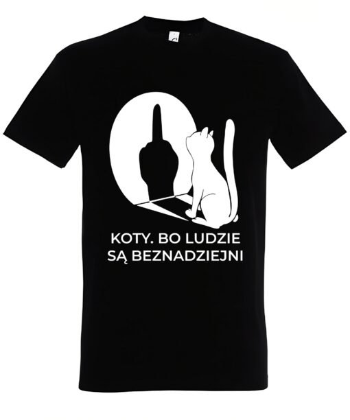 klasyczna koszulka z kotem