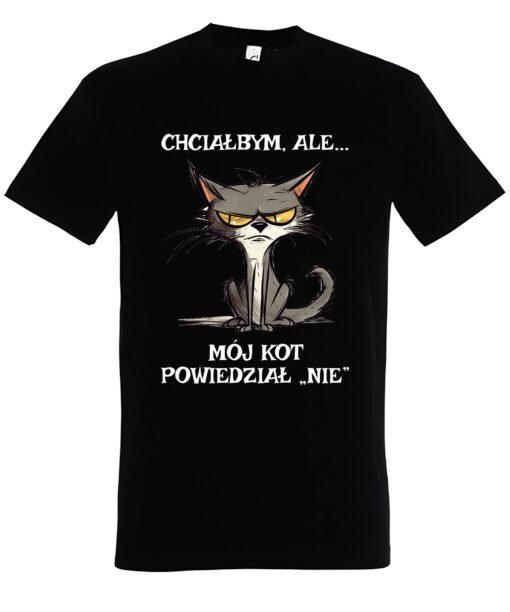 klasyczna koszulka z kotem
