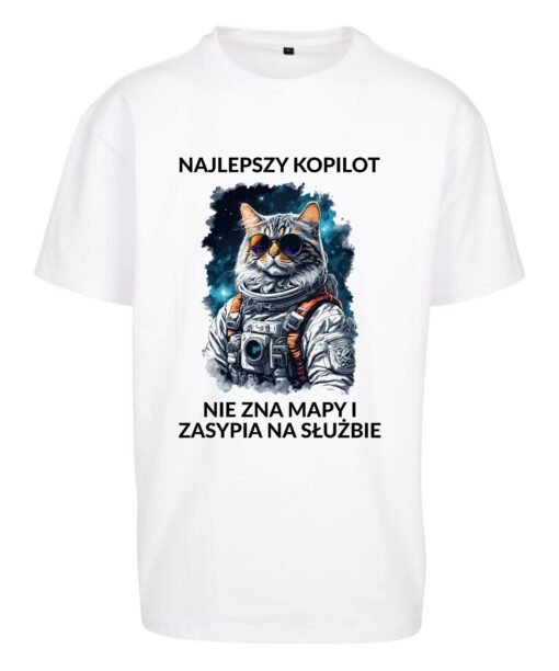 oversize koszulka z kotem