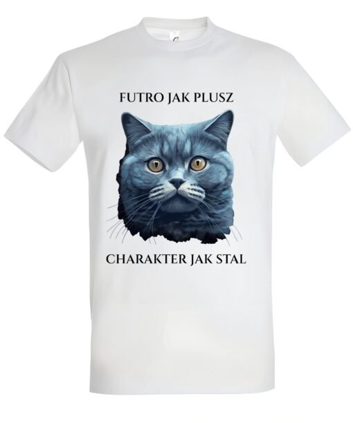 klasyczna koszulka z kotem