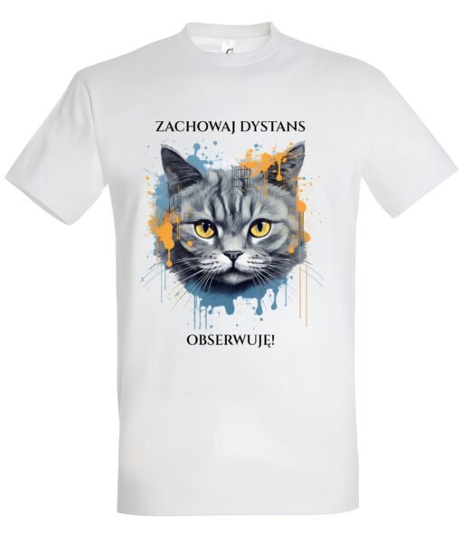 klasyczna koszulka z kotem