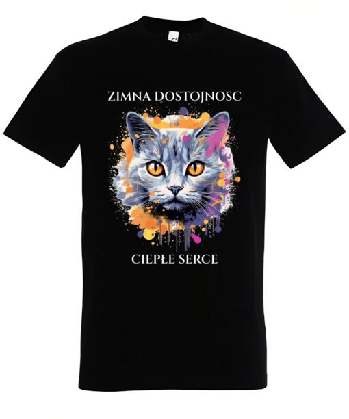 klasyczna koszulka z kotem