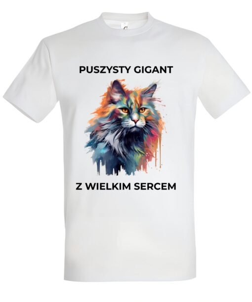 klasyczna koszulka z kotem