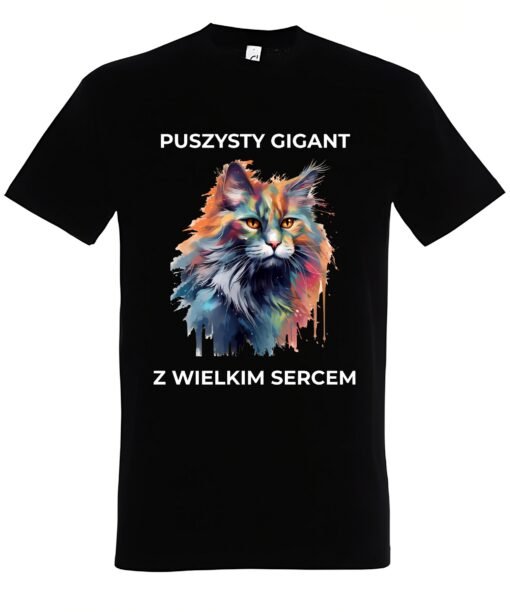 klasyczna koszulka z kotem