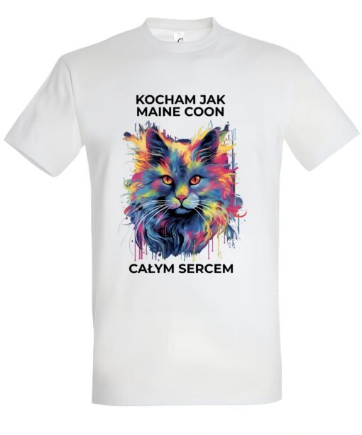 klasyczna koszulka z kotem
