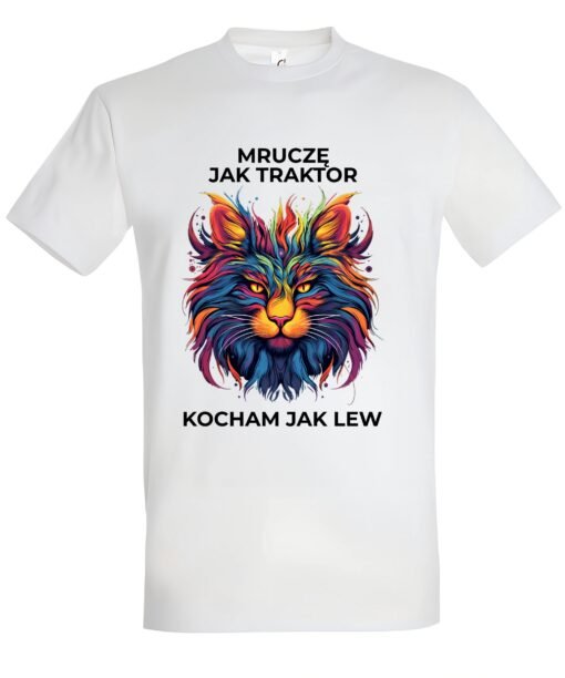 klasyczna koszulka z kotem