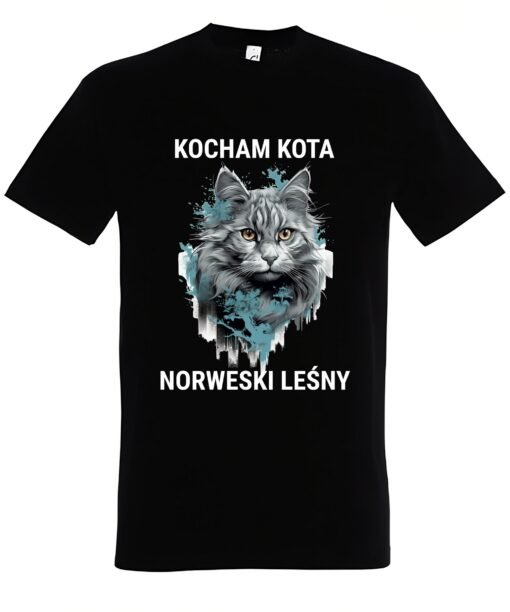 klasyczna koszulka z kotem