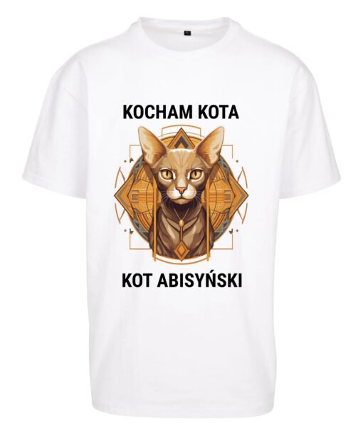 oversize koszulka z kotem