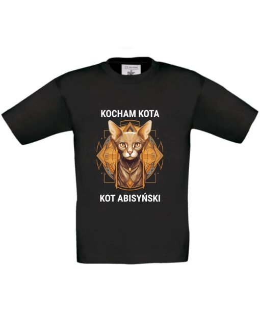 dziecięca koszulka z kotem