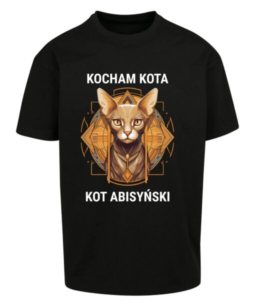 oversize koszulka z kotem