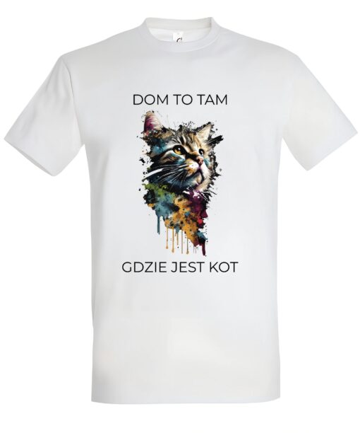 klasyczna koszulka z kotem
