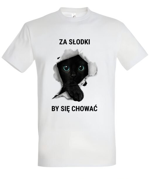 klasyczna koszulka z kotem