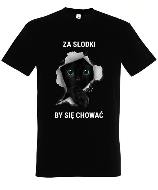 klasyczna koszulka z kotem
