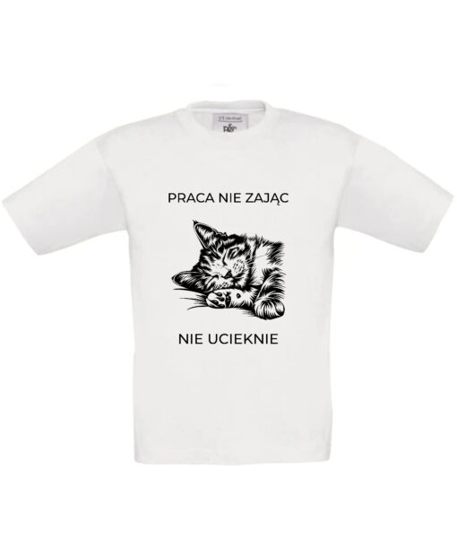 dziecięca koszulka z kotem
